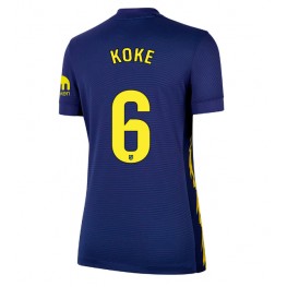 Atletico Madrid Koke #6 Uit tenue Dames 2025-26 Korte Mouw